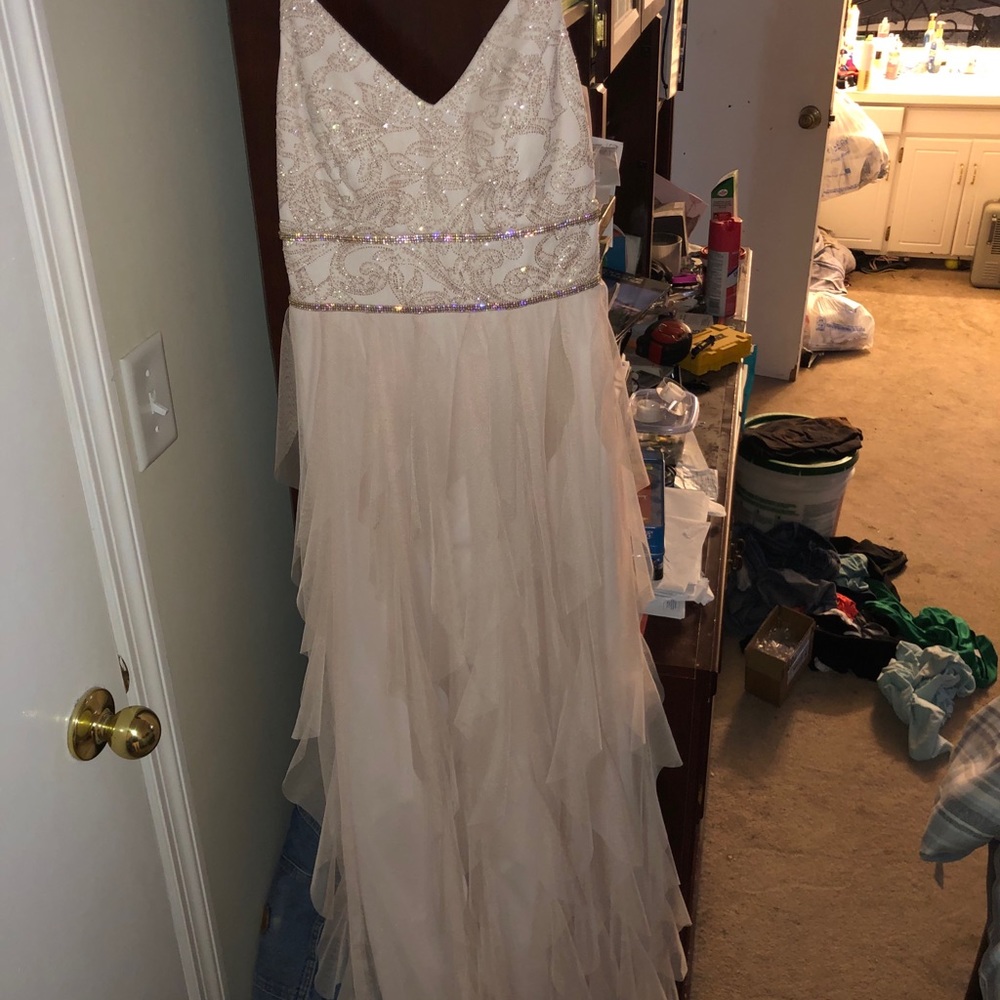 Prom Dress! Light pink/ rose gold